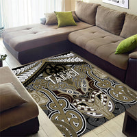 Aotearoa Iwi Waikato Tainui Area Rug Maori Kowhaiwhai Pattern