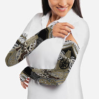 Aotearoa Iwi Waikato Tainui Personalised Arm Sleeves Maori Kowhaiwhai Pattern