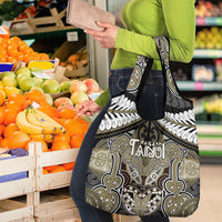 Aotearoa Iwi Waikato Tainui Grocery Bag Maori Kowhaiwhai Pattern