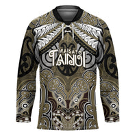 Aotearoa Iwi Waikato Tainui Personalised Hockey Jersey Maori Kowhaiwhai Pattern
