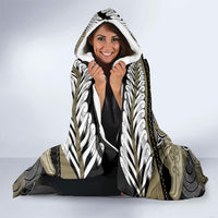Aotearoa Iwi Waikato Tainui Hooded Blanket Maori Kowhaiwhai Pattern