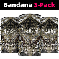Aotearoa Iwi Waikato Tainui Neck Gaiter Maori Kowhaiwhai Pattern
