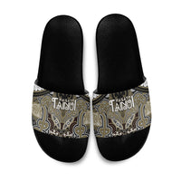 Aotearoa Iwi Waikato Tainui Slide Sandals Maori Kowhaiwhai Pattern