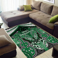 Aotearoa Iwi Ngati Maniapoto Area Rug Maori Kowhaiwhai Pattern