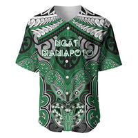 Aotearoa Iwi Ngati Maniapoto Personalised Baseball Jersey Maori Kowhaiwhai Pattern
