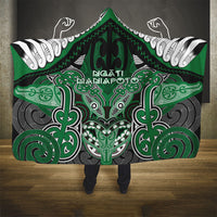 Aotearoa Iwi Ngati Maniapoto Hooded Blanket Maori Kowhaiwhai Pattern