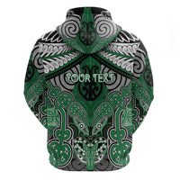 Aotearoa Iwi Ngati Maniapoto Personalised Hoodie Maori Kowhaiwhai Pattern