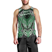 Aotearoa Iwi Ngati Maniapoto Personalised Men Tank Top Maori Kowhaiwhai Pattern