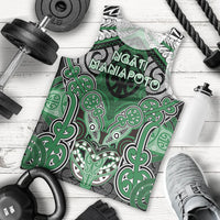 Aotearoa Iwi Ngati Maniapoto Personalised Men Tank Top Maori Kowhaiwhai Pattern