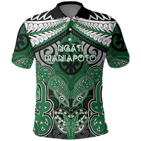 Aotearoa Iwi Ngati Maniapoto Personalised Polo Shirt Maori Kowhaiwhai Pattern