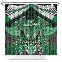 Aotearoa Iwi Ngati Maniapoto Shower Curtain Maori Kowhaiwhai Pattern