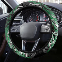 Aotearoa Iwi Ngati Maniapoto Steering Wheel Cover Maori Kowhaiwhai Pattern