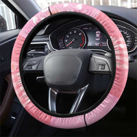 Japanese Geisha Cherry Blossom Steering Wheel Cover Pink Palaka Hawaii Pattern Fusion Design LT19 - Polynesian Pride