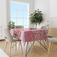 Japanese Geisha Cherry Blossom Tablecloth Pink Palaka Hawaii Pattern Fusion Design LT19 - Polynesian Pride