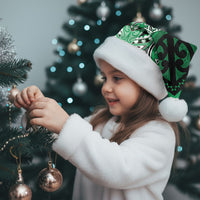 Aotearoa Iwi Ngai Tahu Personalised Christmas Santa Hat Maori Kowhaiwhai Pattern