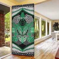 Aotearoa Iwi Ngai Tahu Personalised Door Cover Maori Kowhaiwhai Pattern