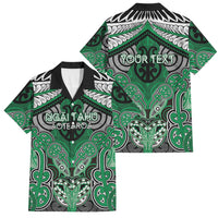 Aotearoa Iwi Ngai Tahu Personalised Family Matching Long Sleeve Bodycon Dress and Hawaiian Shirt Maori Kowhaiwhai Pattern