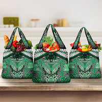 Aotearoa Iwi Ngai Tahu Grocery Bag Maori Kowhaiwhai Pattern