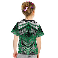 Aotearoa Iwi Ngai Tahu Personalised Kid T Shirt Maori Kowhaiwhai Pattern
