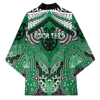 Aotearoa Iwi Ngai Tahu Personalised Kimono Maori Kowhaiwhai Pattern