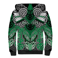 Aotearoa Iwi Ngai Tahu Personalised Sherpa Hoodie Maori Kowhaiwhai Pattern
