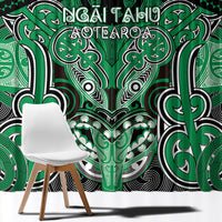 Aotearoa Iwi Ngai Tahu Window Curtain Maori Kowhaiwhai Pattern