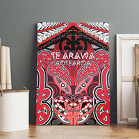 Aotearoa Iwi Te Arawa Canvas Wall Art Maori Kowhaiwhai Pattern