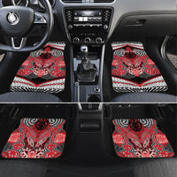 Aotearoa Iwi Te Arawa Personalised Car Mats Maori Kowhaiwhai Pattern