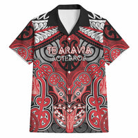 Aotearoa Iwi Te Arawa Personalised Hawaiian Shirt Maori Kowhaiwhai Pattern