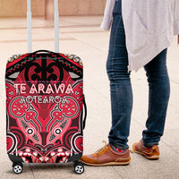 Aotearoa Iwi Te Arawa Luggage Cover Maori Kowhaiwhai Pattern