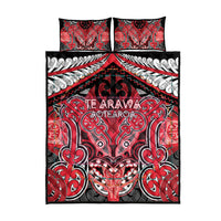 Aotearoa Iwi Te Arawa Quilt Bed Set Maori Kowhaiwhai Pattern