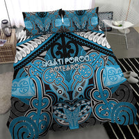 Aotearoa Iwi Ngati Porou Bedding Set Maori Kowhaiwhai Pattern