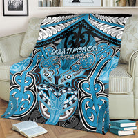 Aotearoa Iwi Ngati Porou Blanket Maori Kowhaiwhai Pattern