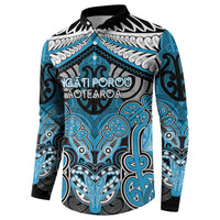 Aotearoa Iwi Ngati Porou Personalised Button Sweatshirt Maori Kowhaiwhai Pattern