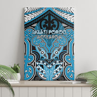 Aotearoa Iwi Ngati Porou Canvas Wall Art Maori Kowhaiwhai Pattern