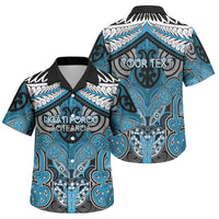 Aotearoa Iwi Ngati Porou Personalised Family Matching Long Sleeve Bodycon Dress and Hawaiian Shirt Maori Kowhaiwhai Pattern