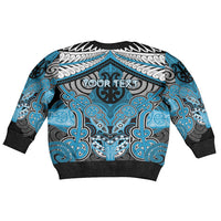 Aotearoa Iwi Ngati Porou Personalised Kid Ugly Christmas Sweater Maori Kowhaiwhai Pattern