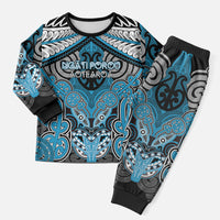 Aotearoa Iwi Ngati Porou Personalised Christmas Pajama Set Maori Kowhaiwhai Pattern