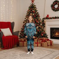 Aotearoa Iwi Ngati Porou Personalised Christmas Pajama Set Maori Kowhaiwhai Pattern