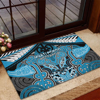 Aotearoa Iwi Ngati Porou Rubber Doormat Maori Kowhaiwhai Pattern