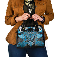 Aotearoa Iwi Ngati Porou Shoulder Handbag Maori Kowhaiwhai Pattern