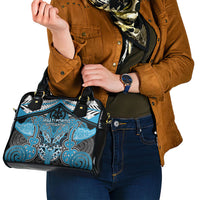 Aotearoa Iwi Ngati Porou Shoulder Handbag Maori Kowhaiwhai Pattern