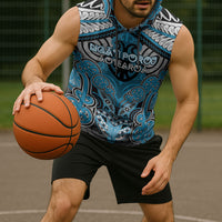Aotearoa Iwi Ngati Porou Personalised Sleeveless Hoodie Maori Kowhaiwhai Pattern
