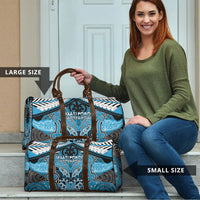 Aotearoa Iwi Ngati Porou Travel Bag Maori Kowhaiwhai Pattern