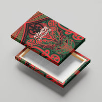 Aotearoa Iwi Tuhoe Canvas Wall Art Maori Kowhaiwhai Pattern