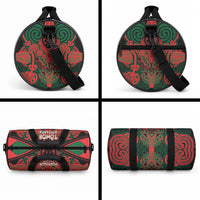 Aotearoa Iwi Tuhoe Duffle Bag Maori Kowhaiwhai Pattern
