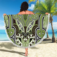 Aotearoa Iwi Whakatohea Beach Blanket Maori Kowhaiwhai Pattern