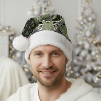 Aotearoa Iwi Whakatohea Personalised Christmas Santa Hat Maori Kowhaiwhai Pattern