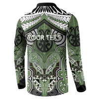 Aotearoa Iwi Ngati Awa Personalised Button Sweatshirt Maori Kowhaiwhai Pattern