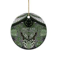 Aotearoa Iwi Ngati Awa Personalised Ceramic Ornament Maori Kowhaiwhai Pattern
